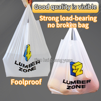 Sacs à provisions en plastique personnalisés de haute qualité durables et robustes pour T-shirts chaussettes avec gravure impression manipulation de surface