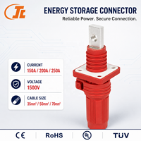 Connecteur de stockage de batterie haute tension 1500V, bornier 150A/200A/250A, connecteur mâle/femelle pour système de stockage d'énergie