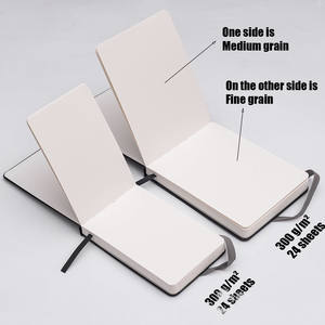 XinyiArt 300gsm presse <span class=keywords><strong>à</strong></span> froid 24 feuilles Portable aquarelle Journal poche aquarelle cahier voyage <span class=keywords><strong>livre</strong></span> pour peintre Art fournitures - Product Image 4