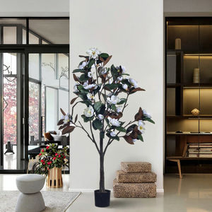 Árboles <span class=keywords><strong>de</strong></span> <span class=keywords><strong>Magnolia</strong></span> Artificiales en Maceta al por Mayor, Bonsáis Decorativos <span class=keywords><strong>de</strong></span> Interior para Decoración del Hogar - Product Image 5