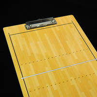 Planche de coaching de basket-ball en plastique 2 faces personnalisée presse-papiers effaçables à sec magnétiques pour l'entraînement