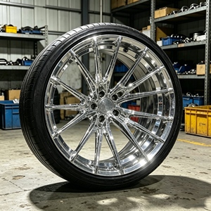 ล้อฟอร์จขอบลึกโครเมียมหรูหราขนาด 18 19 20 21 22 นิ้ว สำหรับ RS6 Mercedes Gtr 5x114.3 5x120 5x112 - Product Image 5