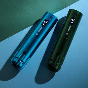 เครื่องสักโรตารี่ไร้สายแบบดิจิตอล LCD พร้อมแบตเตอรี่สำรองและเข็มสักสำหรับงานศิลปะบนร่างกาย - Product Image 5