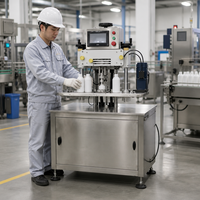 Machine de remplissage et de bouchage automatique de bouteilles HuiMing FG-4A - Électrique - Haute productivité - Facile à utiliser - 1 an de garantie pour les produits