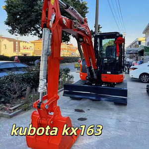 Gebruikt graafmachine KX163 Efficiënt Origineel Japanse rupsgraafmachine 5 ton KX163 Mini gebruikte graafmachine - Product Image 2