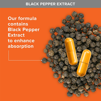 Complément en capsules de 2400 mg d'extrait de curcuma et de poudre de gingembre, marque privée OEM, pour le soutien du confort articulaire (vente en gros)