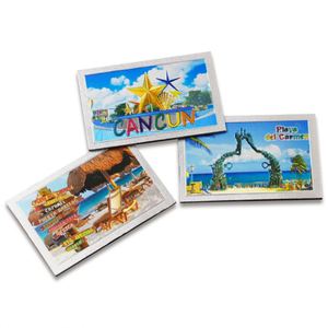 Autocollants décoratifs en aluminium imprimés sur mesure, souvenirs touristiques d'Espagne, aimant de réfrigérateur de Tenerife - Product Image 4