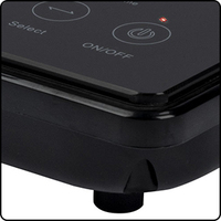 Table de cuisson à induction 2000W avec plaque grill antiadhésive certifiée KC GS ETL, options OEM et ODM