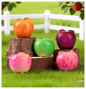 Rouge vert réaliste alimentaire Mini 3D résine pomme <span class=keywords><strong>bricolage</strong></span> fruits breloques avec crochet pour bijoux boucle d'oreille <span class=keywords><strong>magasin</strong></span> jouet réveillon <span class=keywords><strong>de</strong></span> noël décoration - Product Image 5