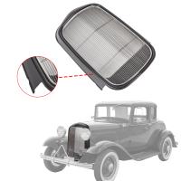 Pour calandre avant en acier Ford 1932 + gril en acier inoxydable sans trou de manivelle