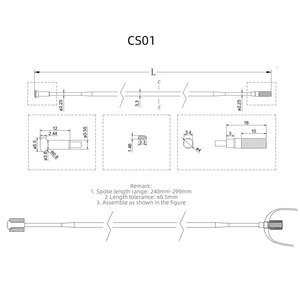 Los radios de fibra de carbono para bicicletas de montaña son radios ligeros de alta resistencia <span class=keywords><strong>y</strong></span> resistentes al desgaste - Product Image 3