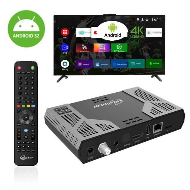 hybrid set top box stb: 4K & Smart Features