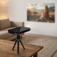 Projecteur DLP 4K P09 à batterie 5000 mAh, 100 ANSI Lumens, Android 9, mise au point manuelle, pavé tactile, vidéo, home cinéma, extérieur - Vente chaude directe usine