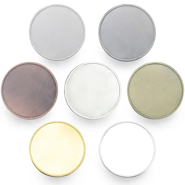 Без платы за пресс-форму, двойная монета, пустая гравируемая на заказ, монета из цинкового сплава, Бесплатная Европейская медная монета, народное искусство