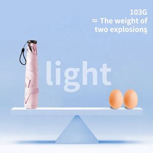 ร่มพับสามตอนแบบพกพา น้ำหนักเบาพิเศษ ทำจากคาร์บอนไฟเบอร์ ดีไซน์ทันสมัย ควบคุมการใช้งานด้วยมือ ป้องกันแดด ฝน และรังสียูวี ขายส่ง - Product Image 3