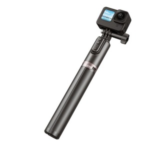 <span class=keywords><strong>TELESIN</strong></span> TE-RCSS-003 Perche à selfie extensible 130 cm avec trépied portable pour caméra d'action, téléphone portable, vlog de voyage - Product Image 3