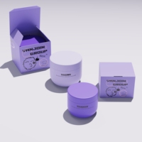 Emballages de luxe pour soins de la peau, pots et contenants vides pour beurre corporel, lotion, crème, 30 ml, 50 ml, 100 ml, 150 ml, 200 ml, avec boîte cosmétique