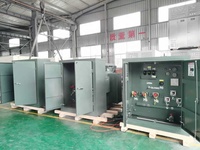 Transformateur triphasé à montage par tampon rempli de liquide d'alimentation radiale triphasé 2.5mw 75kva UL CSA listé