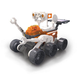 Assemblaggio di cane meccanico spazio elettrico con energia solare Puzzle gioco da tavolo giocattolo educativo - Product Image 2