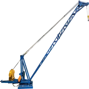 Electric Hoist 500kg Cargo Handling Crane Suitable For Farm Workshop Warehouse Fishing Dock Deck High Level Fish Pond Crane