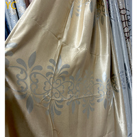 Rideaux classiques en tissu jacquard à fleurs pour le salon, rideaux bon marché pour la maison, vente en gros