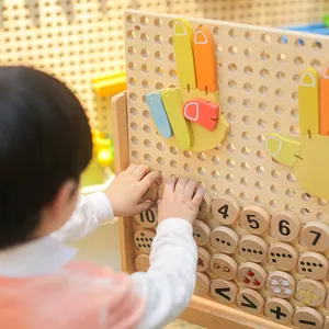 Painel de brinquedos educativos para crianças com sentido de calor, novo design Montessori, 2024