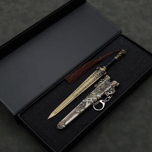 अफ्रीकी हॉट सेलिंग वरिष्ठ चीनी पवन व्यापारी वांग जियान सिमुलेशन प्राचीन धातु सजावट शिल्प का प्राचीन संग्रह - Product Image 6