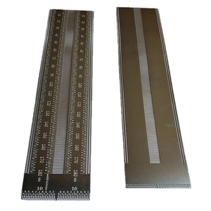 Commercio all'ingrosso di precisione in acciaio inox righello personalizzato LOGO incisa ufficio falegnameria Scribing scala strumento di disegno materiale metallico - Product Image 3