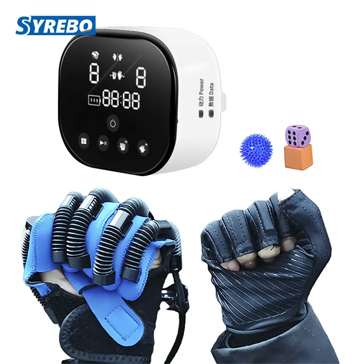 Syrebo SY-HRC10 Soft Hand Roboter Gerät frühe Neuro Reha Ausrüstung Hand Finger Physiotherapie Ausrüstung für Diabetes