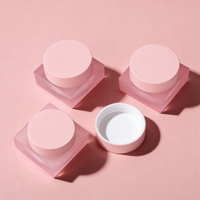 Pot vide en gros pour gel UV, 5g, avec couvercle, OEM/ODM, mini pot à ongles carré, emballage cosmétique personnalisé