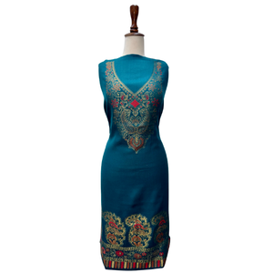 Costumes Jacquard Jamawar pour femmes, vêtements traditionnels de luxe, design tissé sur mesure, tenue 3 pièces, fabricant OEM ODM à marque privée - Product Image 5