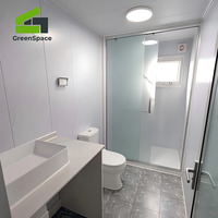 Conteneur maritime préfabriqué pliable de luxe, extensible et portable, pour hôtel, villa, café, bar à café, station de restauration écologique