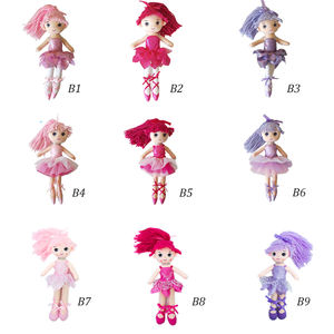 Pluche ballerina meisje pop mini speelgoed 45CM prinses engel zacht gevuld handgemaakt op maat JIAJIA BET15 - Product Image 4