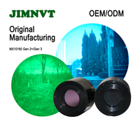 Tabung Penguat Gambar JIMNVT Source Factory Grade PVS14 Gen2+ FOM1600 Fosfor Putih Modul IIT Bintik Hitam Kecil