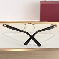 Gafas Ópticas de Diseño de Alta Calidad, Monturas de Acetato y Titanio de Lujo para Hombre y Mujer, Estilo Punk, Talla Grande, Forma de Diamante