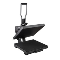 38Cm X 38Cm Pull-Out Sublimatie Flatbed T-Shirt Printer Warmteoverdracht Machine Met Hoge Druk Handmatige Pers.