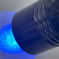 Filtre de lentille en verre noir transmettant les UV ZWB3 de qualité supérieure pour lampe torche UV 365 nm, compatible avec les longueurs d'onde 255 nm, 275 nm, 295 nm, 310 nm, 320 nm, 340 nm, 365 nm