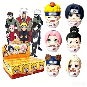 Nuevas Figuras de Anime Narutoees Ramen Time Series 100% Originales en Caja Ciega, Mini Figuras de Narutoed, Caja Misteriosa, Adorno, Regalo, Juguetes - Product Image 1