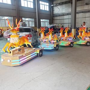 atraer a los niños estilo animal Navidad familia parque de atracciones paseos <span class=keywords><strong>tren</strong></span> sin rieles ciervos para <span class=keywords><strong>la</strong></span> venta - Product Image 3