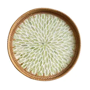 Bohemian wholesale attractive price seagrass wall hanging decorative boho fan wall hanging for home decoration kitchen