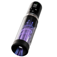 Masturbateur masculin vibrant de type pistolet, jouet sexuel pour homme avec fonction de léchage de langue, rechargeable, pompe à vide électrique automatisée