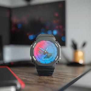 นาฬิกา G110กันสะเทือนทรงรี Ga2100 GM2100 <span class=keywords><strong>G100</strong></span>รุ่น <span class=keywords><strong>G</strong></span> ตัวเรือนเป็นยาง50บาร์ - Product Image 6