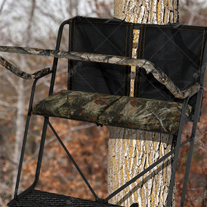Camping <b>Chair</b> Cushion Pine Needle Camouflage Oxford Cloth Collapsible Rectangular Outdoor Hunting Seat <b>Pad</b> - Product Image 2