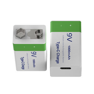 Shenzhen Sunhe marque vente en gros de batterie au <span class=keywords><strong>lithium</strong></span> rechargeable <span class=keywords><strong>6LR61</strong></span> 9V pour multimètre - Product Image 3