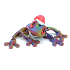 Aimant de réfrigérateur personnalisé en forme de grenouille imprimé en 3D, modèle d'arbre articulé imprimé en 3D, jouet, décoration de Noël, modèle 195 - Product Image 2