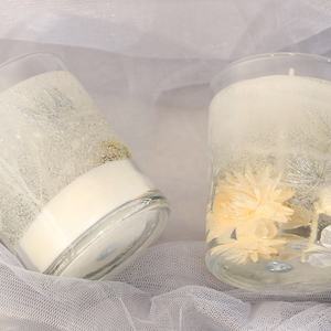 Velas Aromáticas de Lujo Xiangnan con Flores Secas en Botellas de Vidrio - Regalo para el Día de la Madre, Larga Duración de 3 a 5 Años, Sin Olor Excesivo - Product Image 1