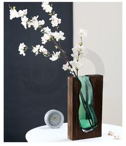 Nordic Pastoral Style <b>Log</b> Cabin-inspired Glass Vase - Product Image 2