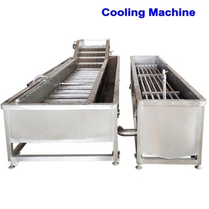 Ce 4m 6M 8M 12M liên tục Rau chần Máy làm mát hơi nước nóng thịt bóng hải sản sôi nấu ăn mát máy - Product Image 6