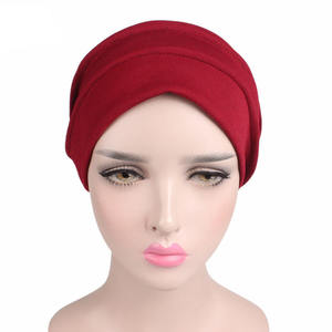 9 couleurs Chemo Turbans <span class=keywords><strong>bandeau</strong></span> couvre-chef écharpe bonnet chapeau - Product Image 4