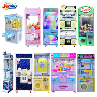 Joyplay Double Coin Claw Machine, machine à griffes commerciale à monnayeur pour peluches, jeu d'arcade, prix abordable